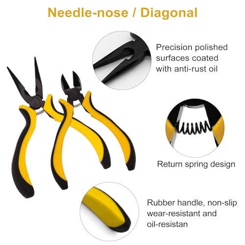 RC Car Tool Kit Hex Screwdriver Set with Pliers Wrench Body Reamer M35204