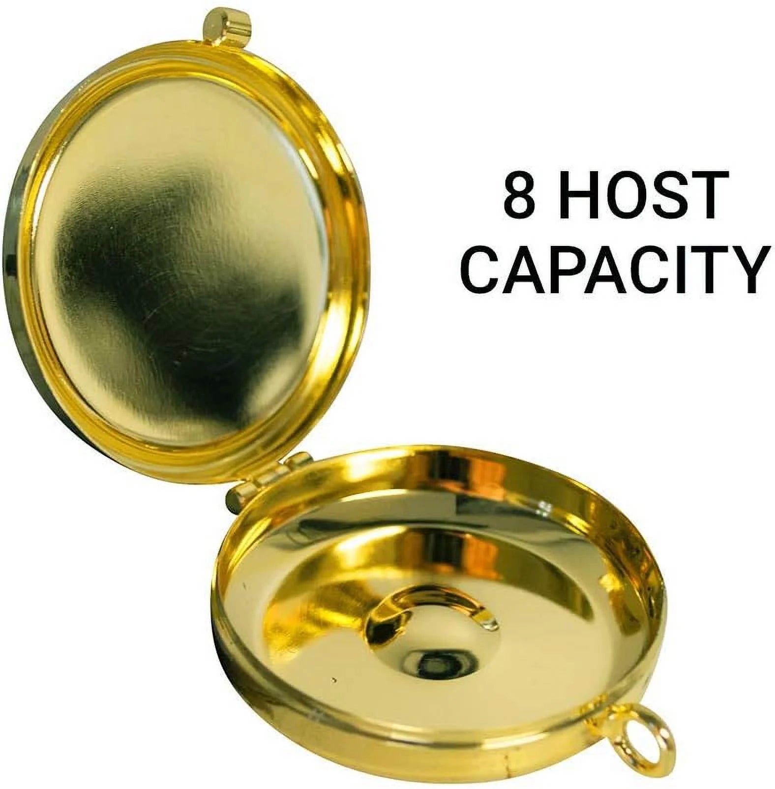 Communion Pyx for Clergy, Pewter, Large 2.5 Inch F38713