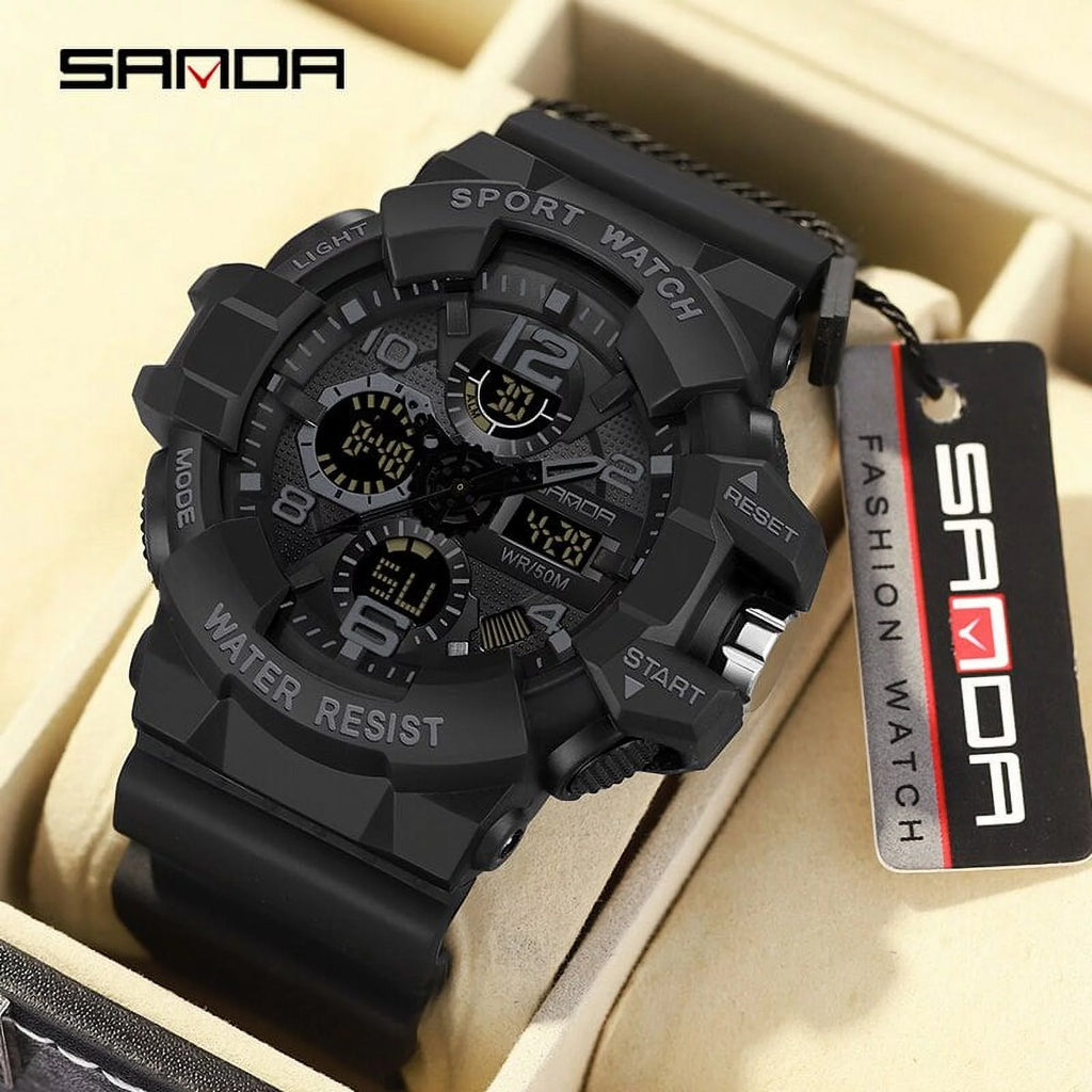 Men's Digital Sports Watch Waterproof Shock Resistant S63898