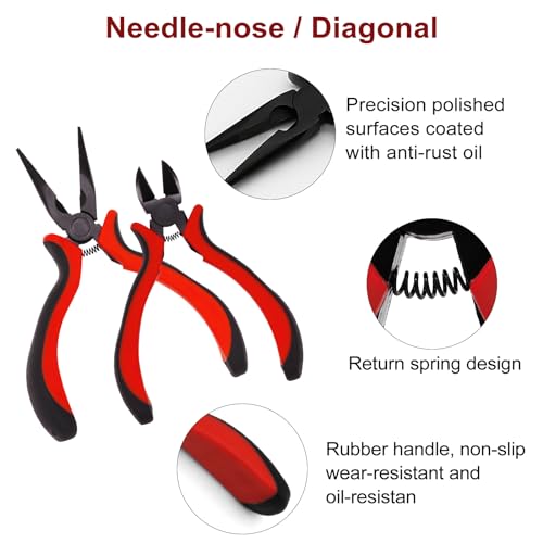 RC Car Tool Kit Hex Screwdriver Set with Pliers Wrench Body Reamer M35204