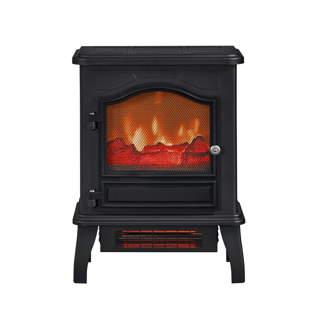 Infrared Quartz Electric Stove Heater, 1500W, Black I5759