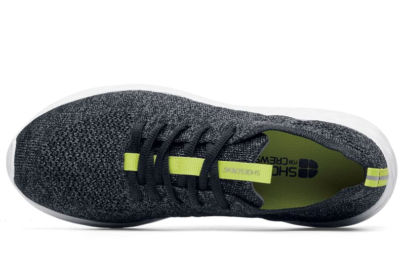 Women's Slip Resistant Work Shoes, Water Resistant, Black/Grey N559