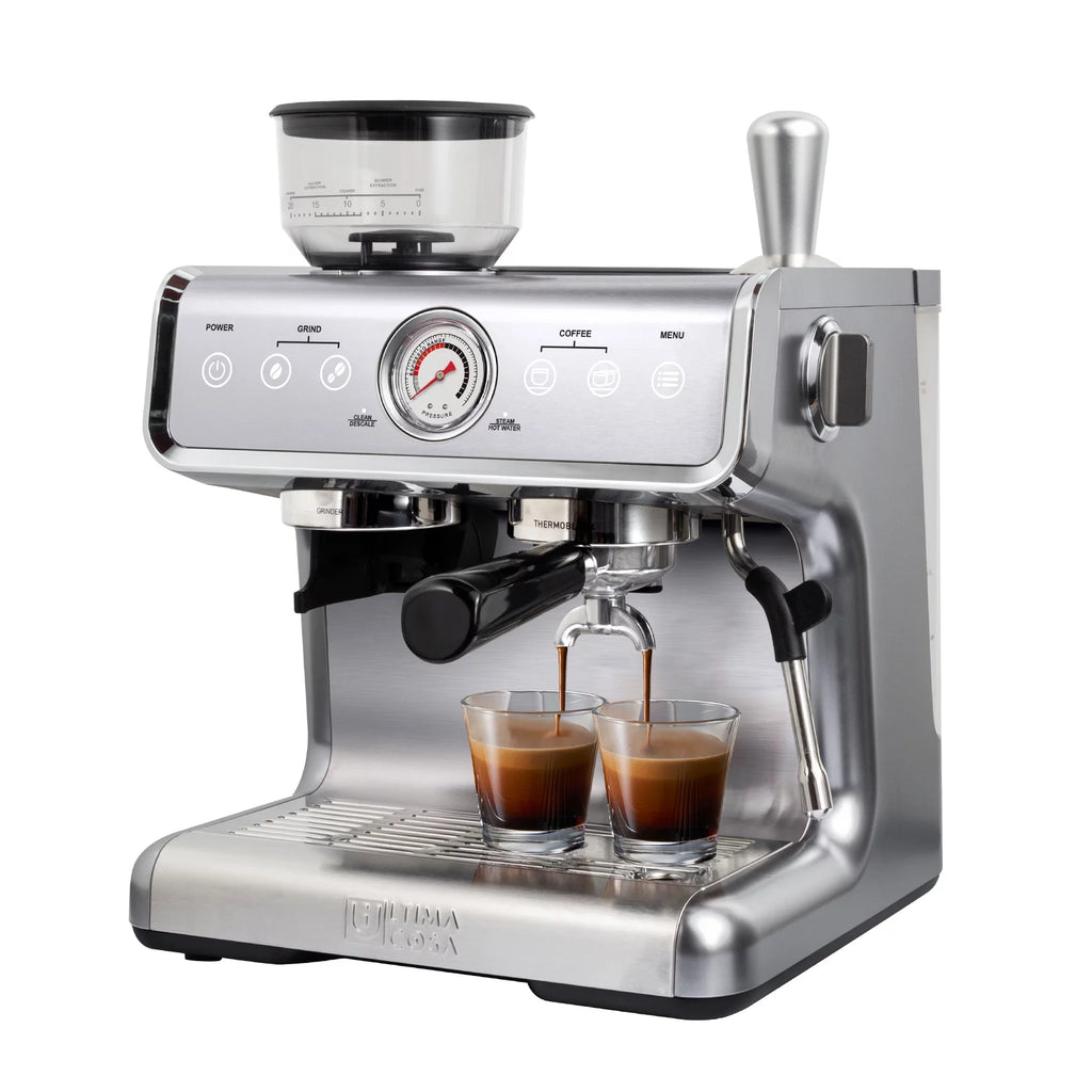 Semi-Automatic Espresso Machine - Silver - 2 Litre Water Tank K743951