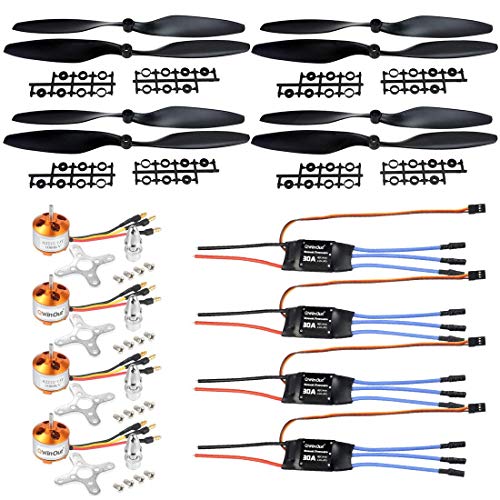 DIY 2.4G 8CH F450 RC Quadcopter 4-Axle Unassembly Kit Drone C51975