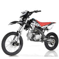 125cc Gas Dirt Pitbike with Headlight, Black X589006