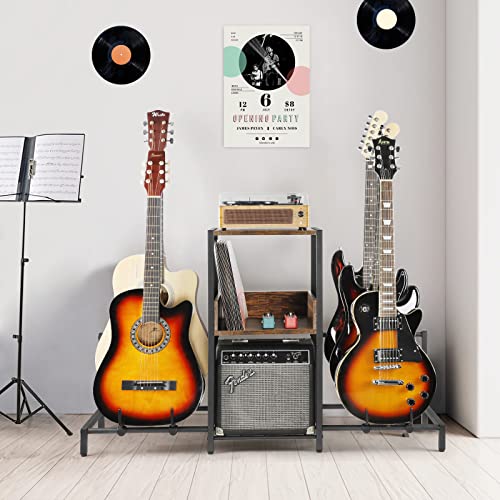 Guitar Stand 4-Tier Rack Holder for Acoustic, Electric, Bass R41022