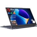 AE86 15.6" 2-in-1 Laptop | 16GB DDR4 RAM 512GB Storage | AMD Ryzen 3 3200U (up to 3.5GHz) | AMD Radeon Vega 3 | FHD Touchscreen | Windows 11 Pro | Wi-Fi 5 | BT5.1 | RJ45 | Backlit Keyboard, Gray