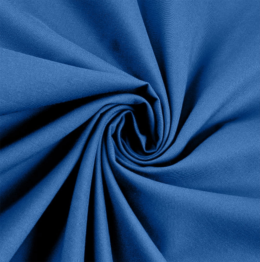 Waverly Inspirations 44" 100% Cotton Solid Print Sewing & Craft Fabric 8 yd By the Bolt, Lapis