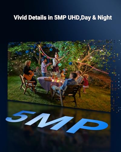 Wireless Outdoor Security Camera, 3MP Pan Tilt 360° with Color Night Vision G68136