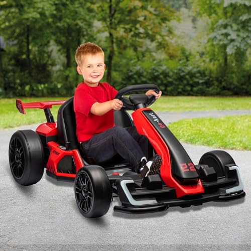 Kids Electric Drift Go Kart with Adjustable Seat A945