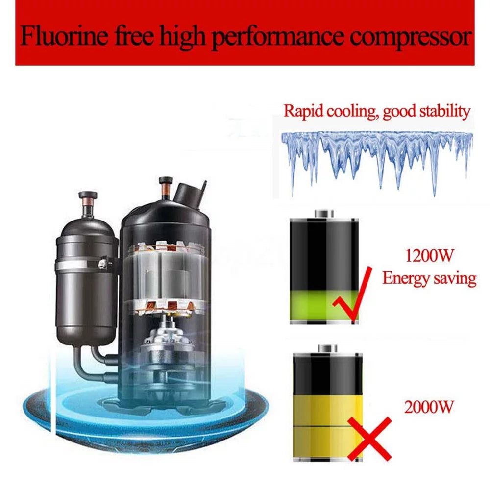 3 Flavor Soft Serve Ice Cream Machine 1400W Q1931