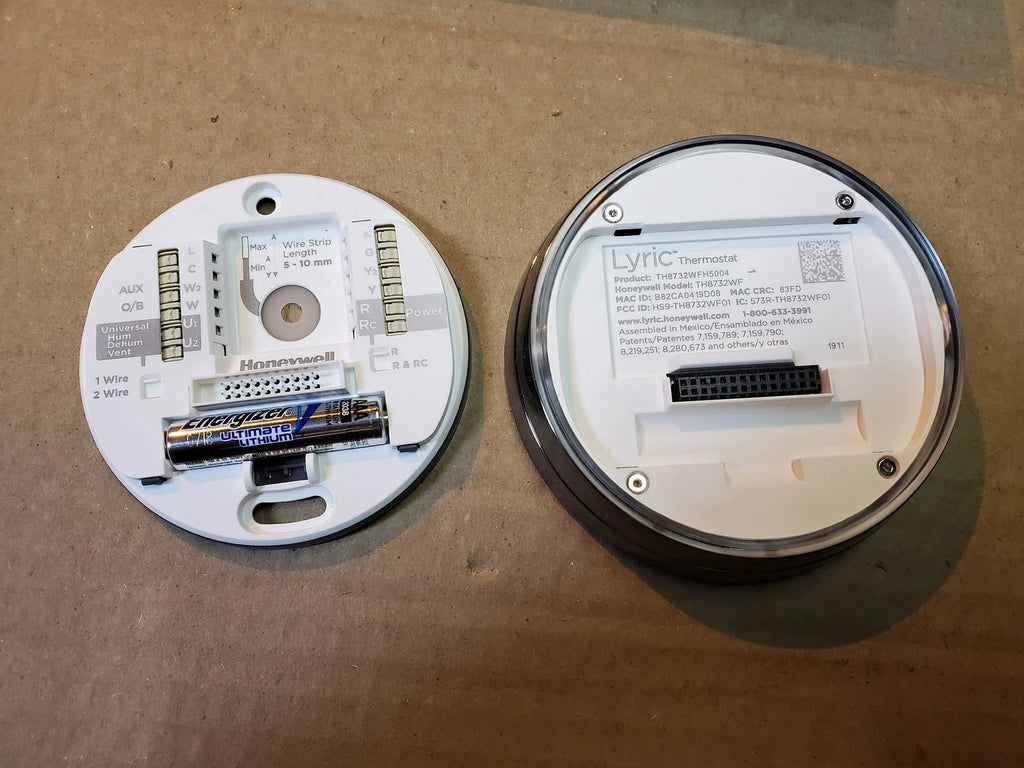 Smart Round WiFi Programmable Thermostat E336934