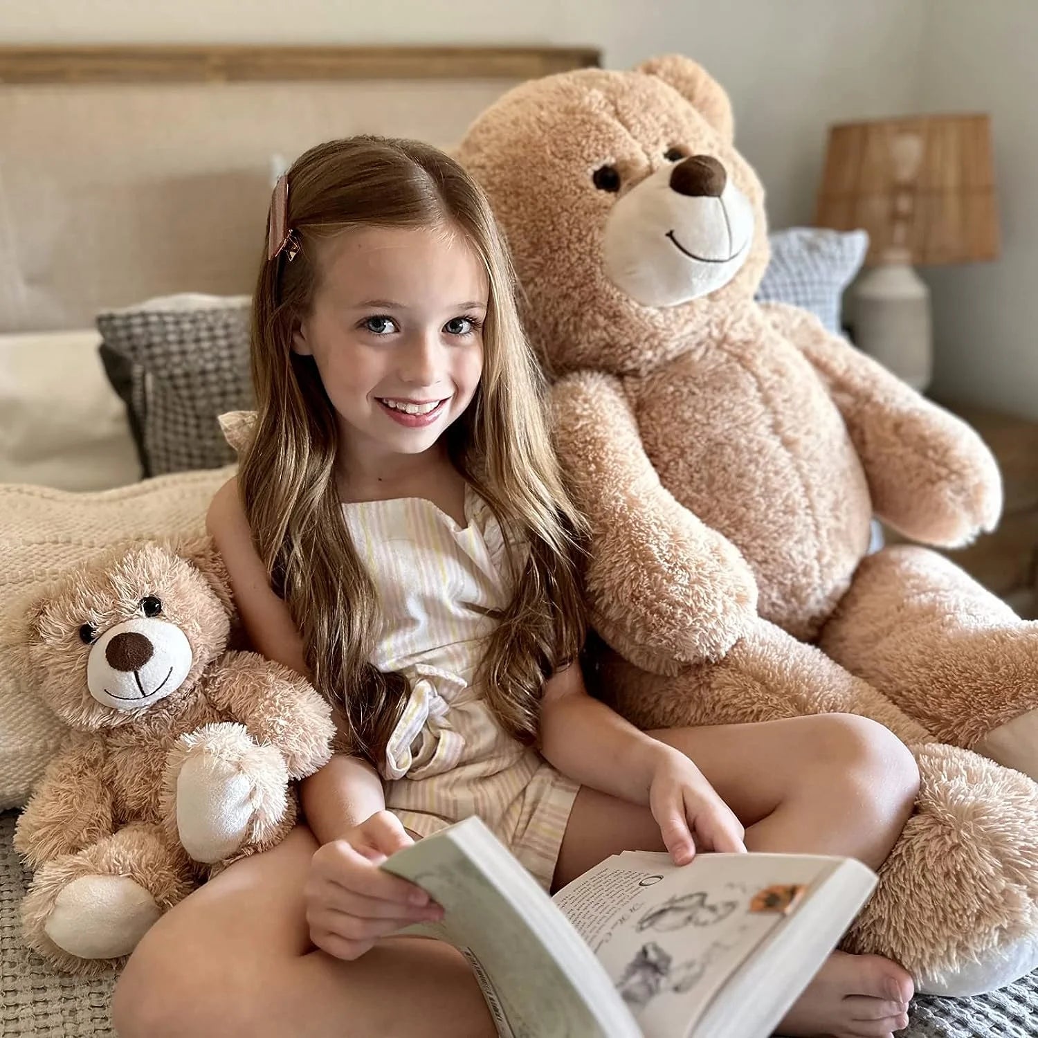 Giant Teddy Bear Mommy and Baby Soft Plush Stuffed Animal C47435