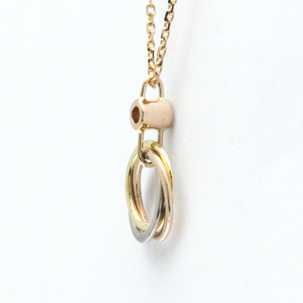 18K Gold Diamond Pendant Necklace O663485