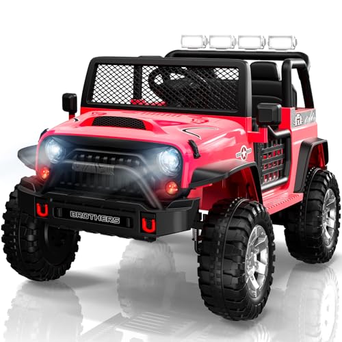 12V Kids Electric Ride On Car with Remote Control, 4-Wheel Suspension, Bluetooth Speaker P8629
