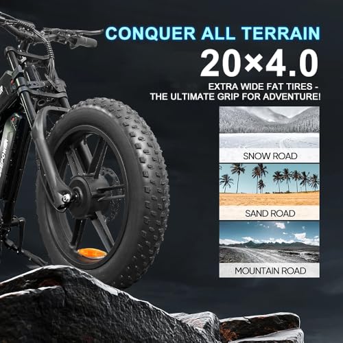 Electric Bike for Adults, 1500W Motor, 30 MPH, Fat Tire, 20 Inch V69186