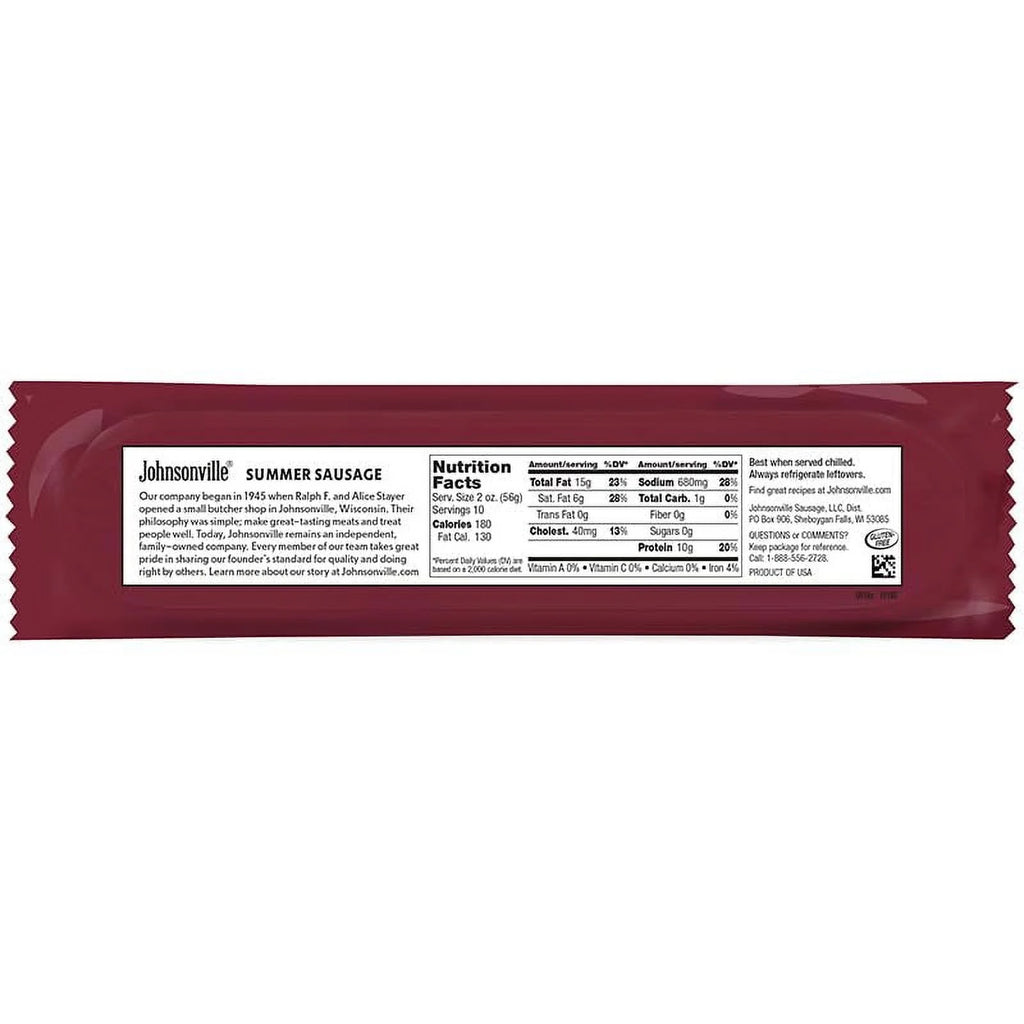 Beef Summer Sausage 20oz V1902