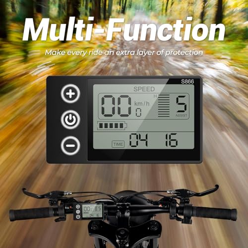Electric Bike for Adults, 26" Fat Tire, 500W, 25 MPH H61396