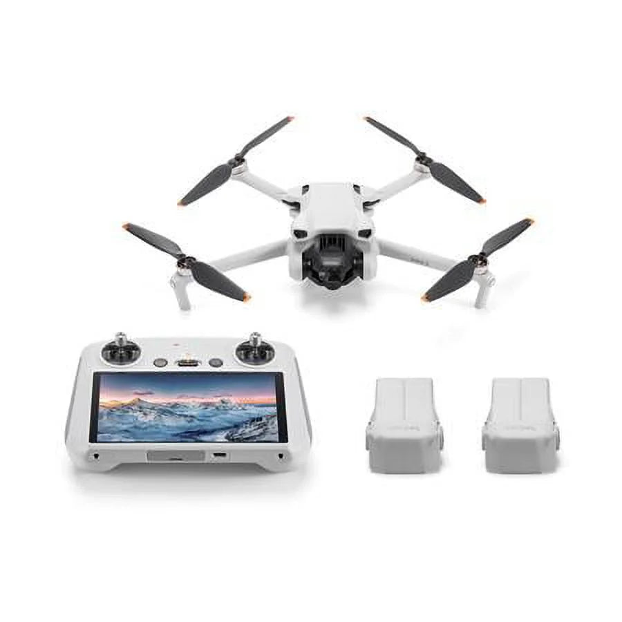 Mini 3 Drone Fly More Combo with RC Remote Controller, 64GB microSD Card, Foldable Landing Pad, Cleaning Kit H411