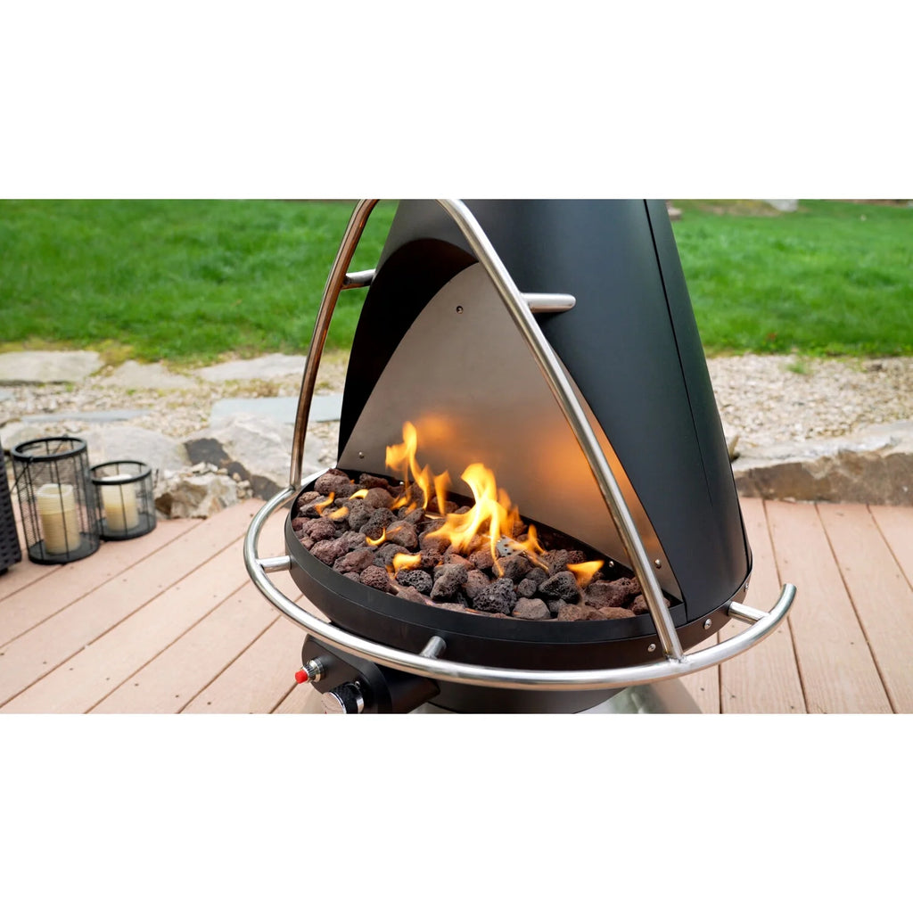 Propane Fire Pit Patio Heater with Tip-Over Safety Switch J586