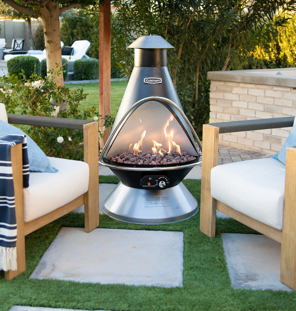 Propane Fire Pit Patio Heater with Tip-Over Safety Switch J586
