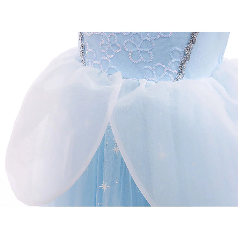 Girls Princess Costume Dress Birthday Halloween Party Accessories Q68272