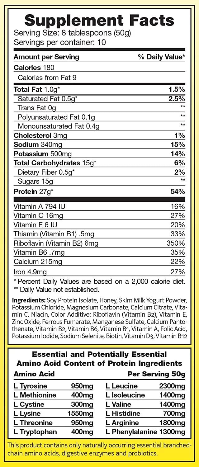 Meal Replacement Shake Plant Based Protein Powder Gluten-free Non-GMO 17.6 oz 6 Pack M38332