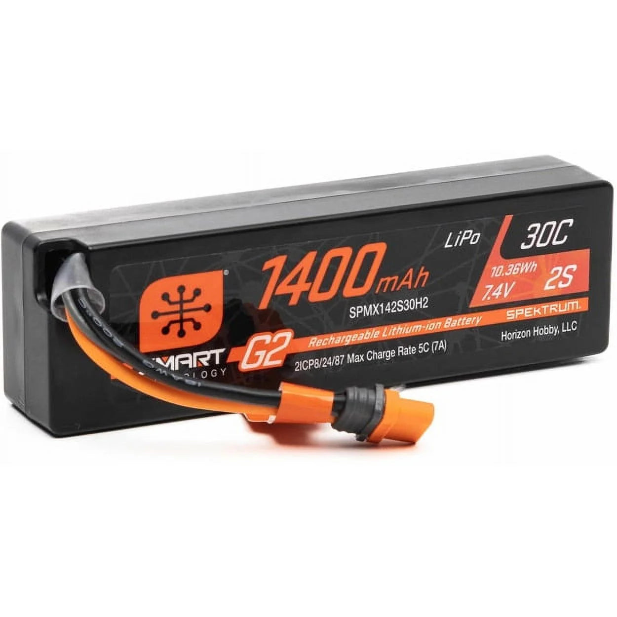 1400mAh 2S 7.4V 30C LiPo Battery with IC2 Connector I86022