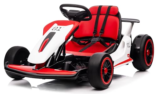 24V Electric Drift Go Kart for Kids 6-12, 2 Speed, Max Load 110lbs G207