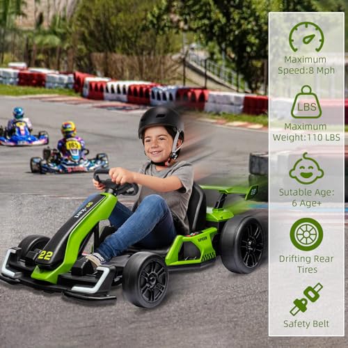 24V Electric Drift Go Kart for Kids with 300W Motor V722565