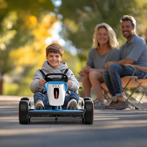 24V Electric Go Kart for Big Kids with 5-Point Safety Belt L11939