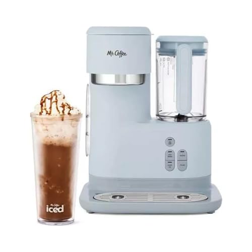 Single-Serve Frappe, Iced & Hot Coffee Maker with Blender and Reusable Filter K499218