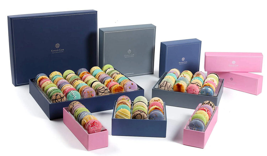 French Macarons Chocolate Gift Box 12-Pack A868