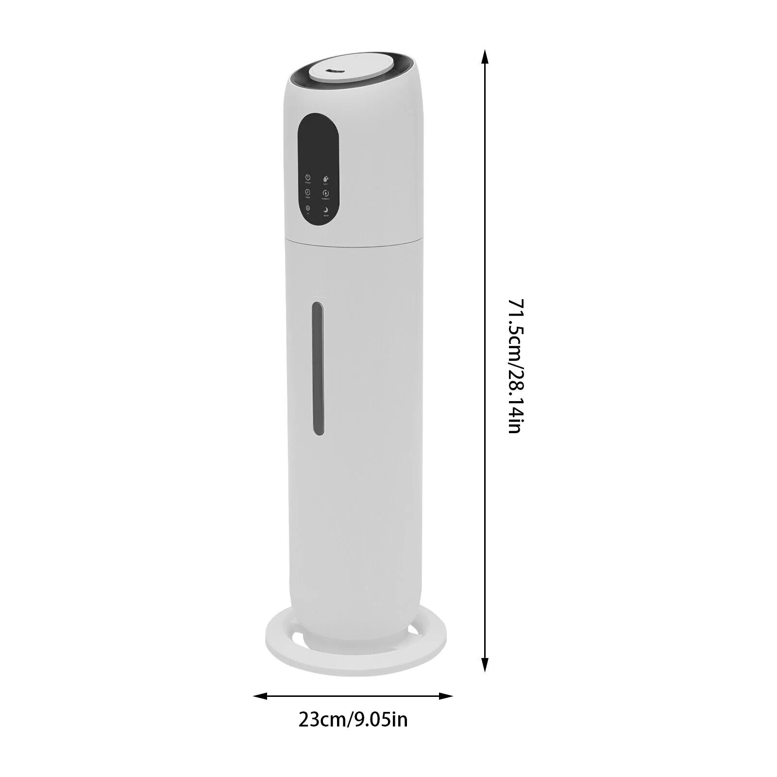 9L Large Room Ultrasonic Cool Mist Humidifier with Remote Control Q70300