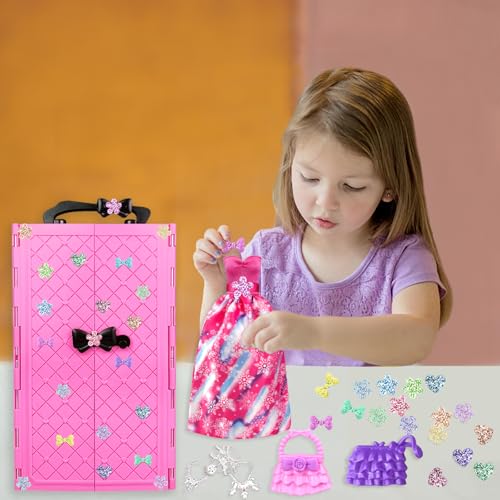 Doll Clothes and Accessories Set with Closet for 11.5 Inch Doll U34465