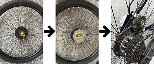 450W Electric Bike Left Drive Conversion Kit for Common Bicycles M218112