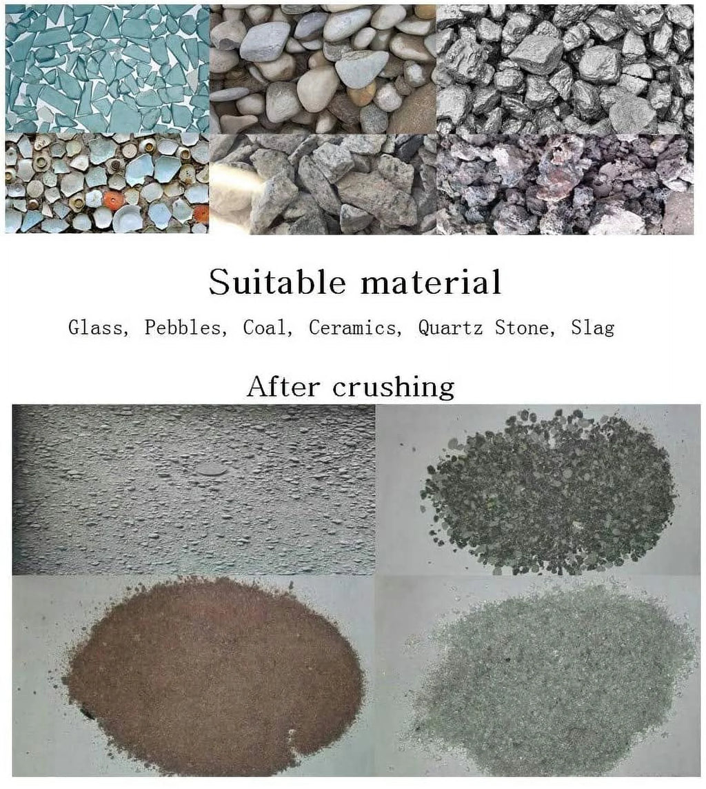 Hammer Crusher Rock Crush Machine for Coal Gangue Glass Stone 220V S423610