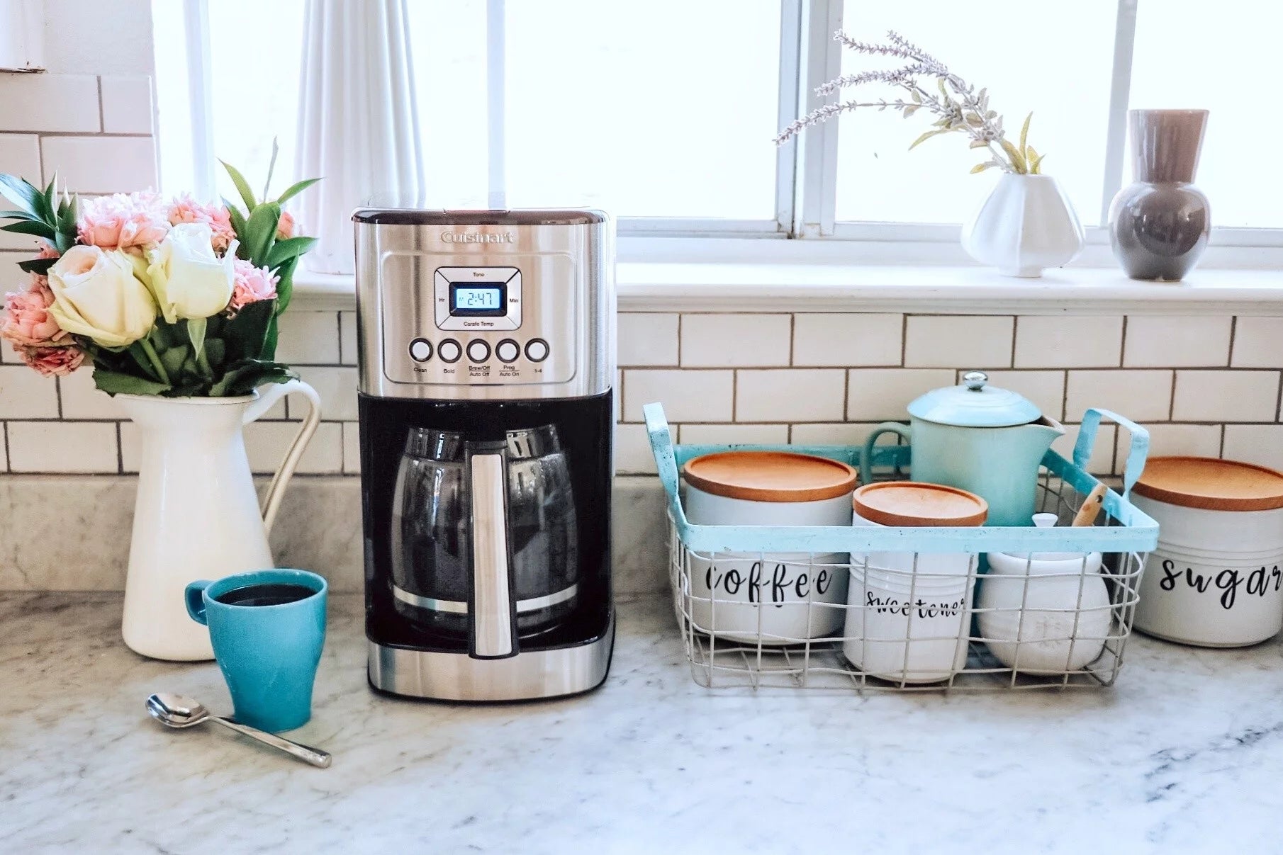 14 Cup Programmable Coffeemaker Silver B805