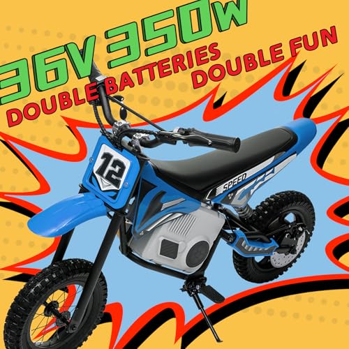 Electric Dirt Bike for Kids 8-14, 16MPH Off-Road Motorcycle with Twist Grip Throttle B563