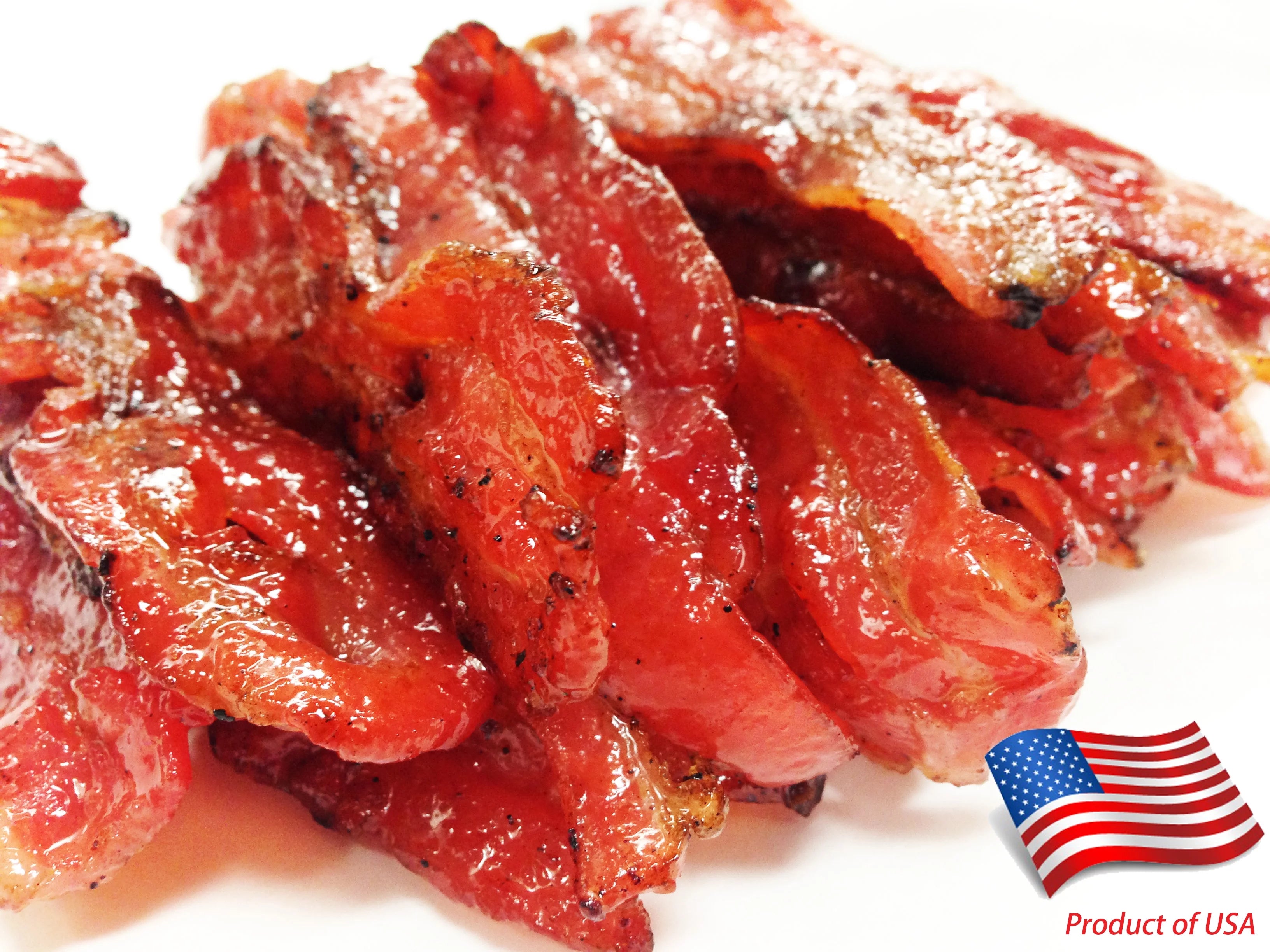 Singapore-Style Fire-Grilled Bacon Jerky (Original Flavor 12 oz.) *Grilled Fresh to Your Order *Shipped the Same Day - L.A. Times "Handmade Gift" Winner
