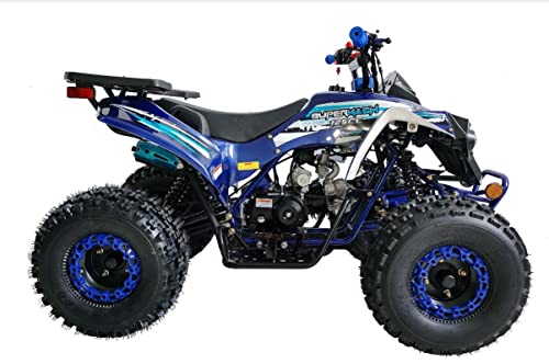 125cc ATV Quad with Reverse, Double Headlights, 19/18 Inch Tires, Green B155511