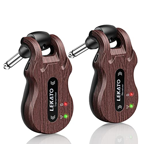 Wireless Guitar System 5.8GHz Transmitter Receiver for Electric Guitar Bass Q92598