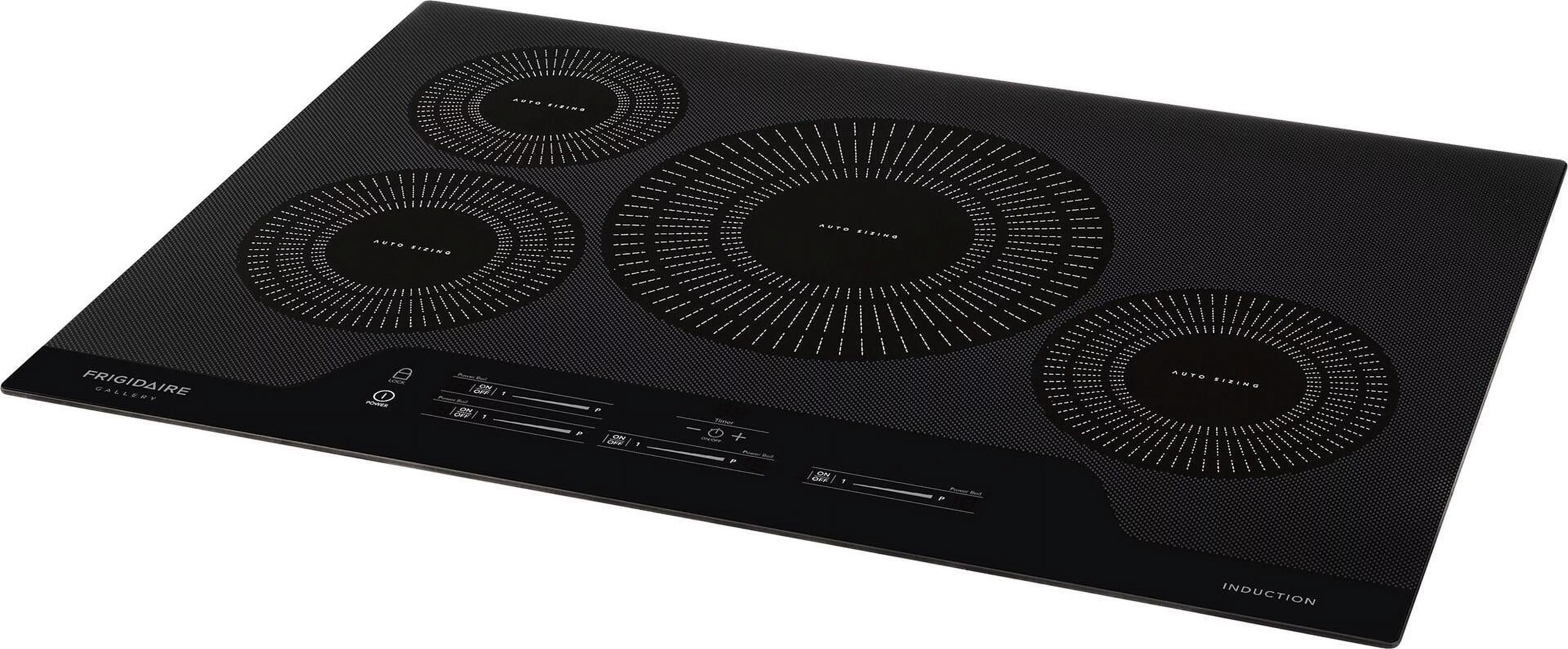 30 Inch Induction Cooktop with 4 Elements, Black E911246