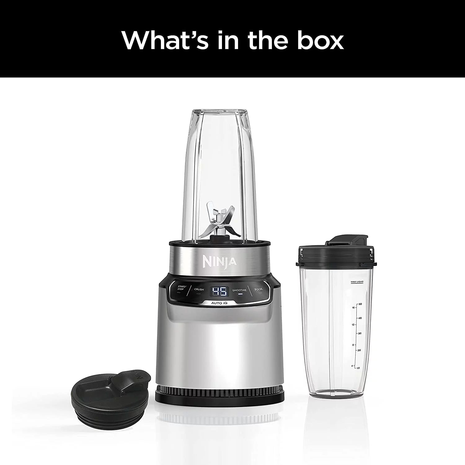 Compact Personal Blender, 900-Peak-Watt Motor, Silver P942971