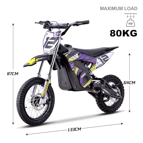 Electric Dirt Bike 36V 1000W Purple I1554