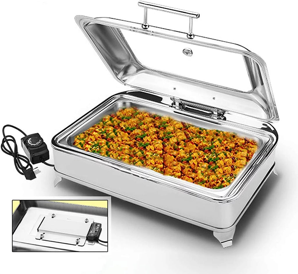 Electric Buffet Server Food Warmer with Glass Window L560068