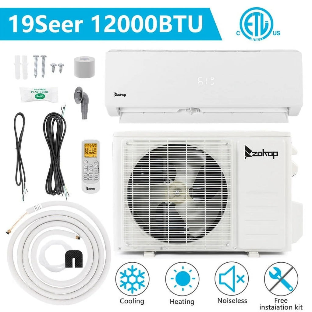 12000 BTU Mini Split Air Conditioner with Heating W6696