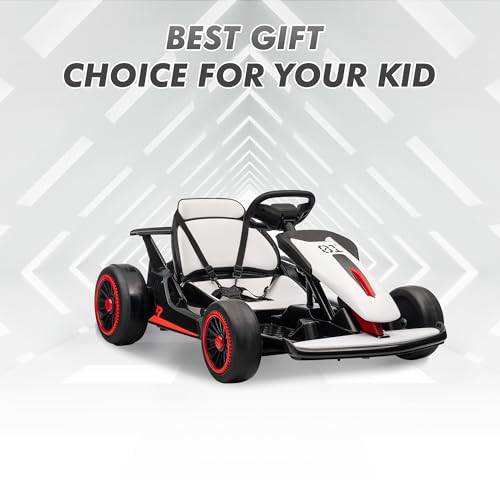 Electric Drift Kart with Adjustable Seat, 24V Ride On Toy for Kids G7951
