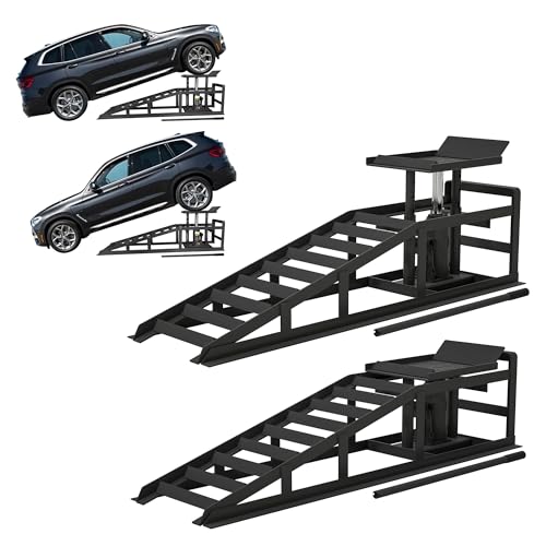 Hydraulic Car Ramps 5 Ton Low Profile Vehicle Lift C11276
