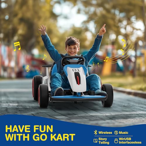 24V Electric Go Kart for Big Kids with 5-Point Safety Belt L11939